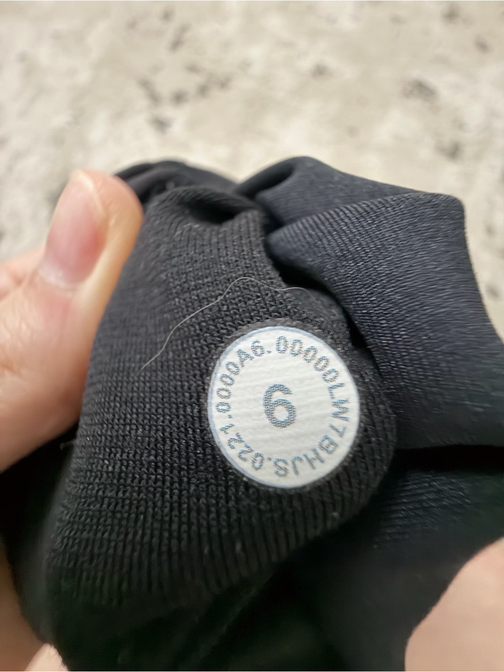 Lululemon Wunder Train High Rise Short 8" Size 6 - Heathered Black - Picture 5 of 5